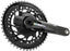 SRAM Force AXS Power Meter Crankset - 165mm, 2x 12-Speed, 48/35t, Direct Mount, DUB Spindle Interface, Iridescent Gray, D2