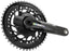SRAM Force AXS Power Meter Crankset - 175mm, 2x 12-Speed, 46/33t, Direct Mount, DUB Spindle Interface, Iridescent Gray, D2