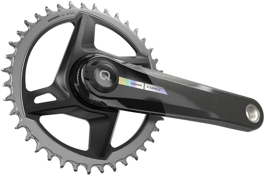 SRAM Force 1 AXS Wide Power Meter Crankset - 175mm, 12-Speed, 40t, Direct Mount, DUB Spindle Interface, Iridescent Gray, D2