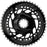 SRAM Force 2x Chainring Kit - 48/35t, 2x12-Speed, 8-Bolt, Direct Mount, Black, D2