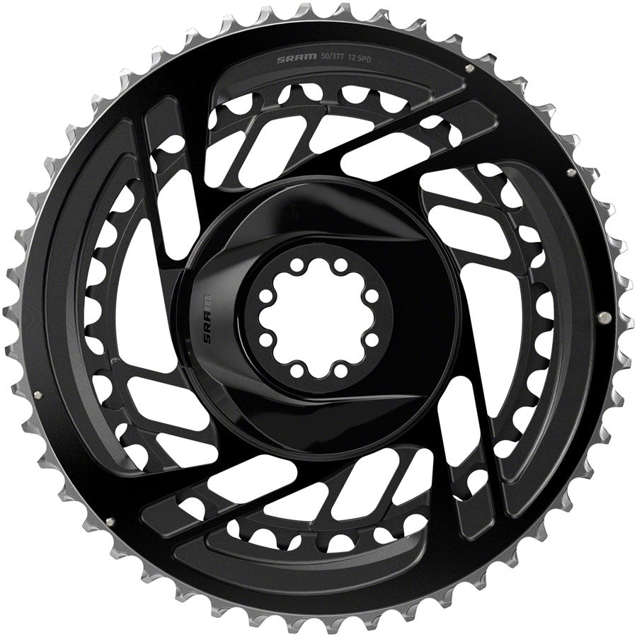 SRAM Force 2x Chainring Kit - 50/37t, 2x12-Speed, 8-Bolt, Direct Mount, Black, D2
