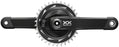 SRAM XX SL T-Type Eagle Transmission Power Meter Group - 165mm, 34t Chainring, AXS POD Controller, 10-52t Cassette, Rear Derailleur, Chain