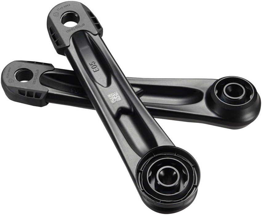 e*thirteen Helix e*spec Crank Arm Set - 165mm, Fazua Ride 60, with Self Extractor, Black