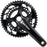 Shimano GRX FC-RX820-2 Crankset - 165mm, 12-Speed, 48/31t, Asymmetric 110/80 BCD, Hollowtech II, Black