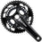 Shimano GRX FC-RX820-2 Crankset - 172.5mm, 12-Speed, 48/31t, 110/80 BCD, Hollowtech II, Black