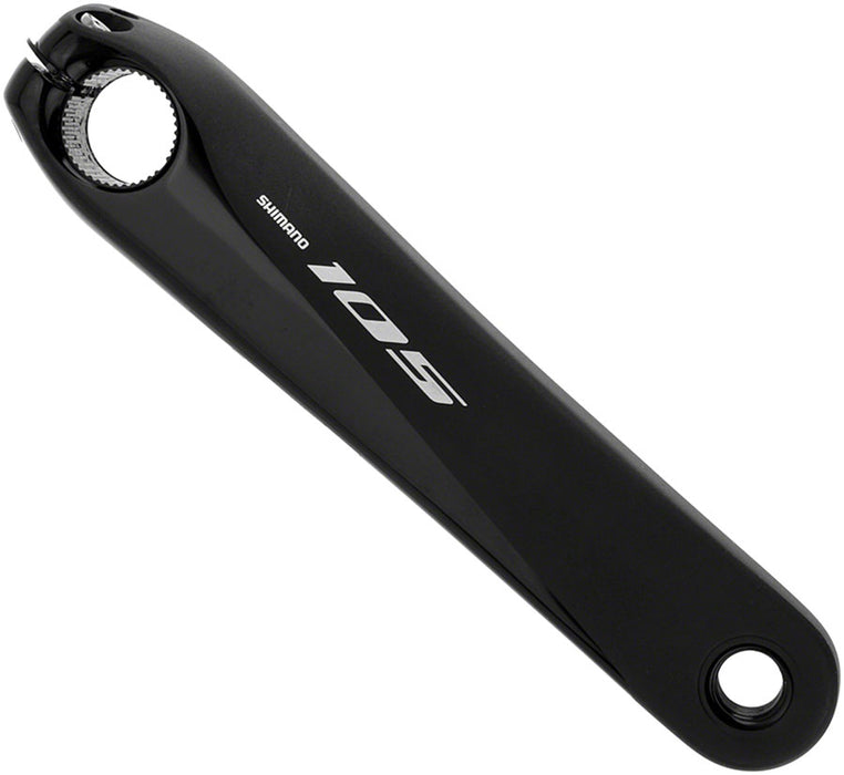 Shimano 105 FC-R7000 Crankset - 170mm, 11-Speed, W/O Rings, 110 BCD, Hollowtech Crank Arms, Hollowtech II Spindle Interface, Black