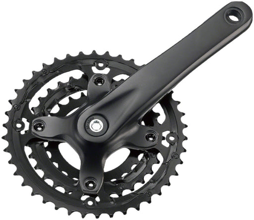 Samox AF29 Crankset - 175mm, 9-Speed, 48/36/26t, 104/Riveted BCD, JIS Square Taper Spindle Interface, Spindle Bolts Sold Separate, Black