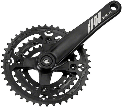 Samox AF26 Crankset - 170mm, 10-Speed, 44/32/22t, 104/64 BCD, JIS Square Taper Spindle Interface, Spindle Bolts Sold Separate, Black