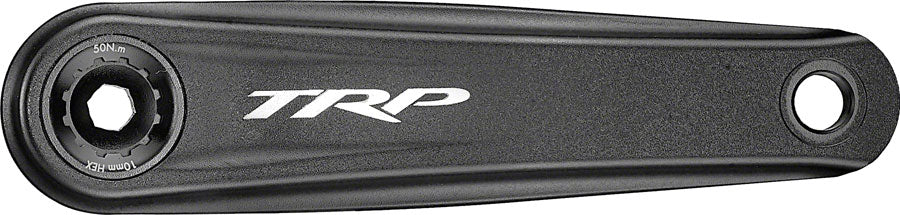 TRP CK-8070 DH Crankset - 165mm, 7-Speed, For 83mm DH Frame BB, DM CINCH Chainring Interface, 30mm Spindle, Sandblasted Black