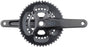 microSHIFT Sword 2x Crankset - 165mm, 10-Speed, 48/31t, 110 Asym BCD,  24mm Spindle, Black