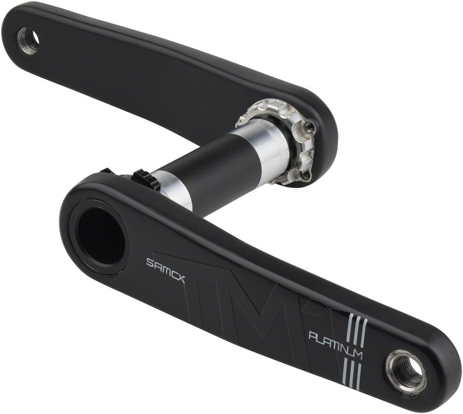 Samox Platinum TM-1 Carbon Crankset - 145mm, 3-Bolt, Direct Mount, DUB Spindle, Black