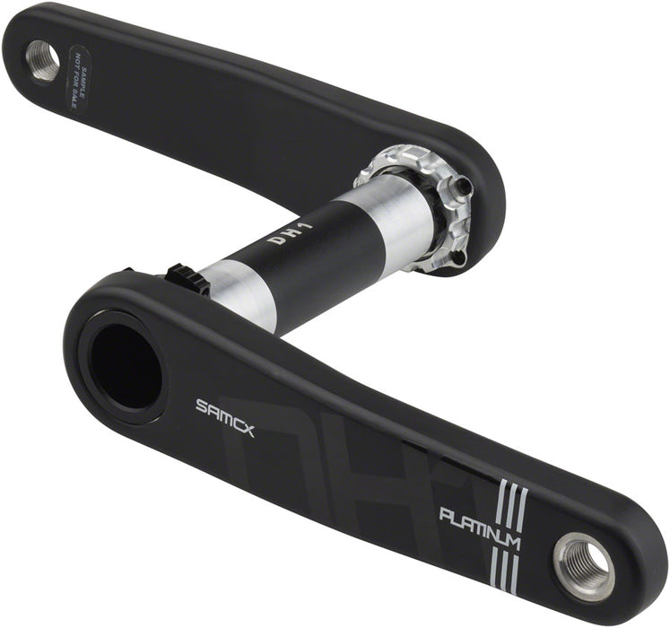 Samox Platinum DH-1 Carbon Crankset - 155mm, 3-Bolt, Direct Mount, DUB Spindle, Black