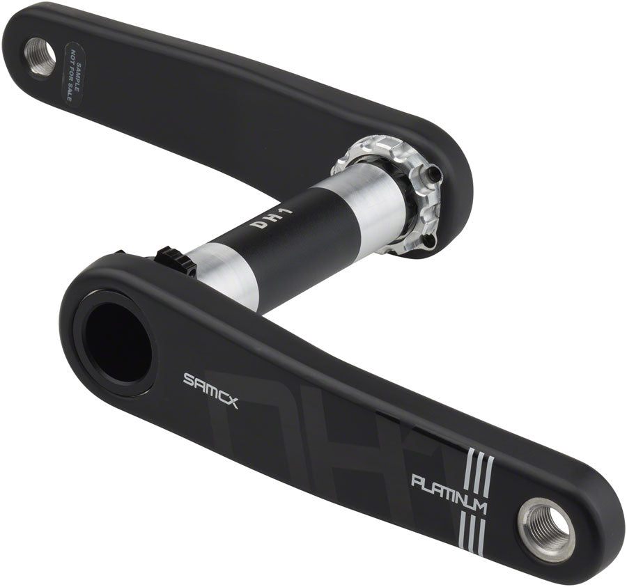 Samox Platinum DH-1 Carbon Crankset - 155mm, 3-Bolt, Direct Mount, DUB Spindle, Black