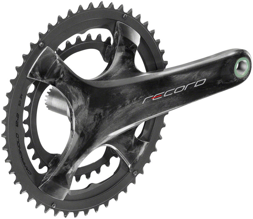 Campagnolo Record Crankset - 172.5mm, 12-Speed, 50/34t, 112/146 Asymmetric BCD, Campagnolo Ultra-Torque Spindle Interface, Carbon