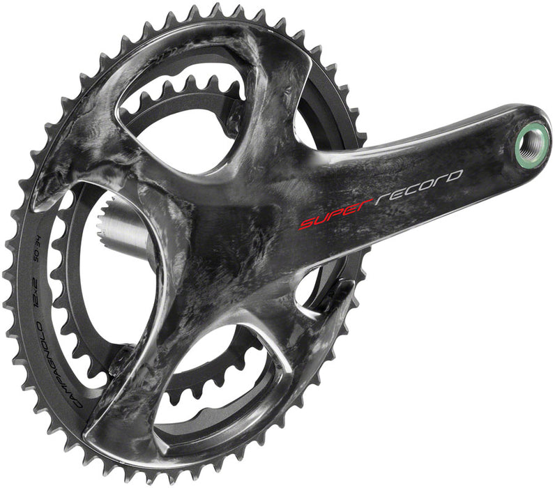 Campagnolo Super Record Crankset - 172.5mm, 12-Speed, 52/36t, 112/146 Asymmetric BCD, Campagnolo Ultra-Torque Spindle Interface, Carbon