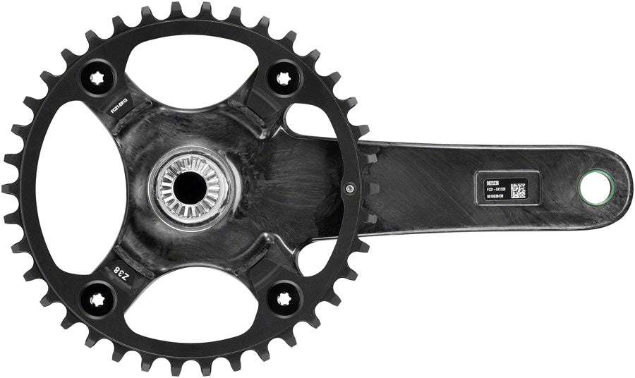 Campagnolo EKAR Crankset - 172.5mm, 13-Speed, 38t, 123mm BCD, Campagnolo Ultra-Torque Spindle Interface, Carbon