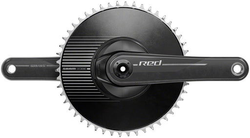 SRAM RED 1 Crankset - 170mm, 12-Speed, 50t Aero Chainring, 8-Bolt Direct Mount, DUB Spindle Interface, Natural Carbon, E1