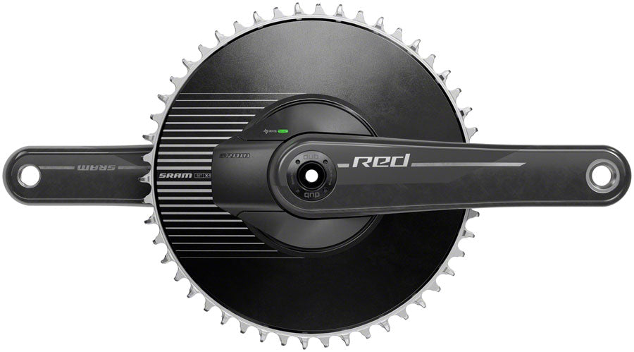 SRAM RED 1 AXS Power Meter Crankset -  165mm, 12-Speed, 50t Aero Chainring, 8-Bolt Direct Mount, DUB Spindle Interface, Natural Carbon, E1