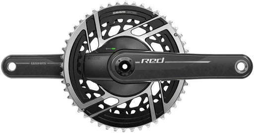 SRAM RED AXS Power Meter Crankset - 175mm, 2x 12-Speed, 48/35t, 8-Bolt Direct Mount, DUB Spindle Interface, Natural Carbon, E1