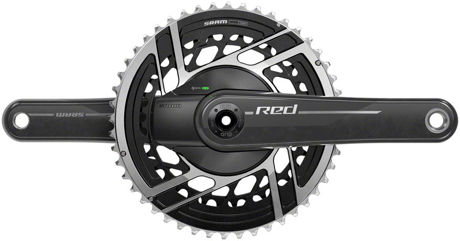 SRAM RED AXS Power Meter Crankset - 172.5mm, 2x 12-Speed, 46/33t, 8-Bolt Direct Mount, DUB Spindle Interface, Natural Carbon, E1