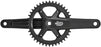microSHIFT Sword Black 1x Crankset - 170mm, 9/10-Speed, 42t, 110 Asym BCD, JIS Square Taper Spindle Interface, Black