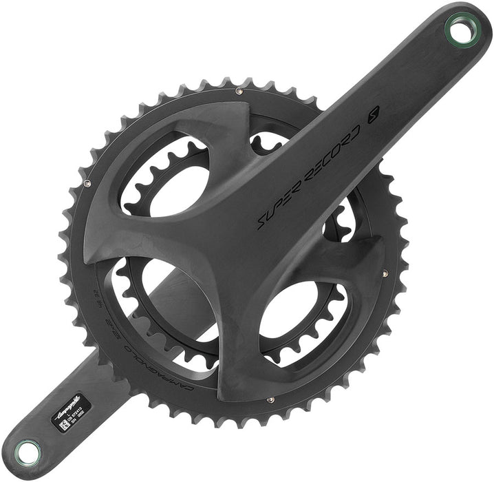 Campagnolo Super Record S Wireless Crankset - 175mm, 12-Speed, 50/34t, Campy 121/88 Asym BCD, Ultra Torque Spindle, Carbon