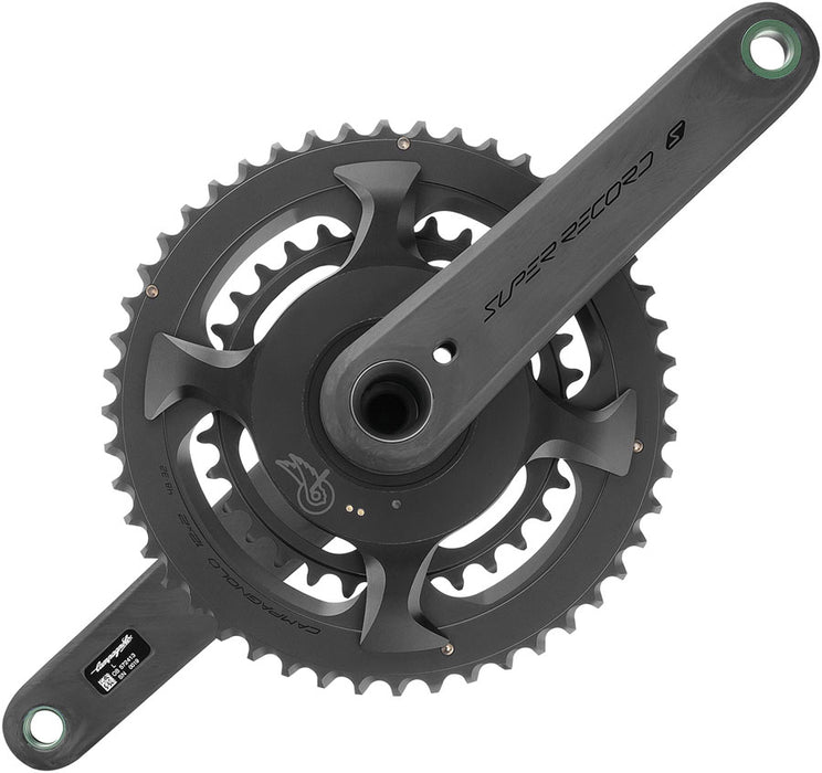 Campagnolo Super Record S Wireless Power Meter Crankset - 170mm, 12-Speed, 50/34t, Campy 121/88 Asym BCD, Ultra Torque Spindle, Carbon