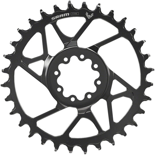 SRAM S1000 Eagle T-Type Direct Mount Chainring - 30t, 12-Speed, 8-Bolt Direct Mount, 3mm Offset, Steel, Black