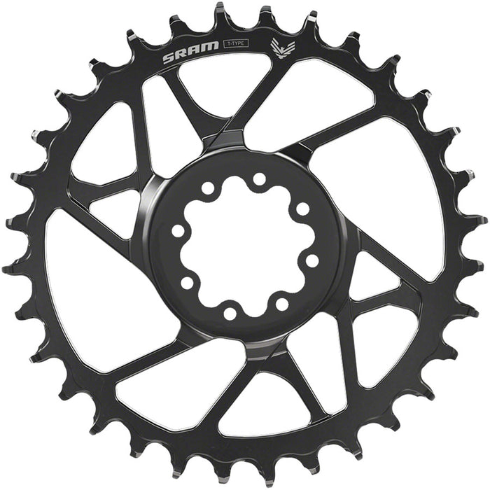 SRAM S1000 Eagle T-Type Direct Mount Chainring - 30t, 12-Speed, 8-Bolt Direct Mount, 3mm Offset, Steel, Black