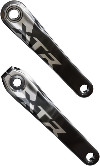 Shimano XTR FC-9200 XC Crankset - 165mm, 12-Speed, 1x, Direct Mount, Hollowtech II Hollow-Forged Crankarms, Black/Silver