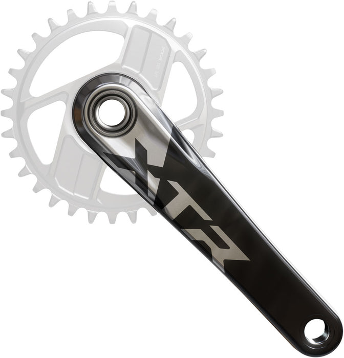 Shimano XTR FC-9200 XC Crankset - 175mm, 12-Speed, 1x, Direct Mount, Hollowtech II Hollow-Forged Crankarms, Black/Silver