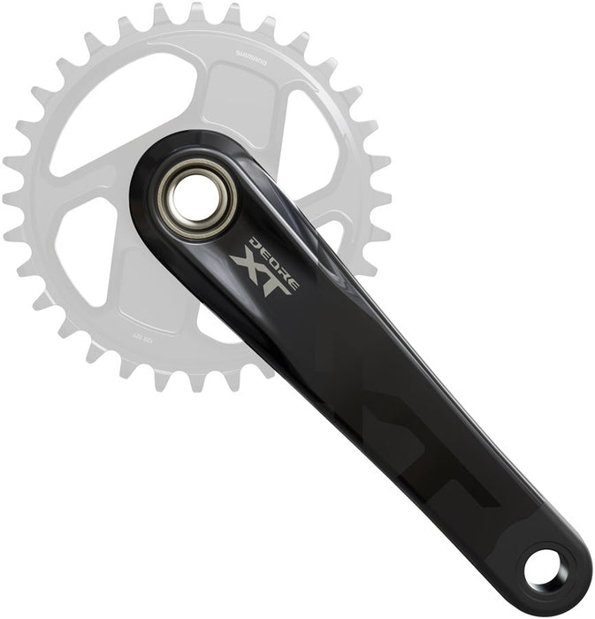 Shimano Deore XT FC-M8200 Crankset - 170mm, 1x, Direct Mount, Hollowtech II Hollow-Forged Crankarms, Black