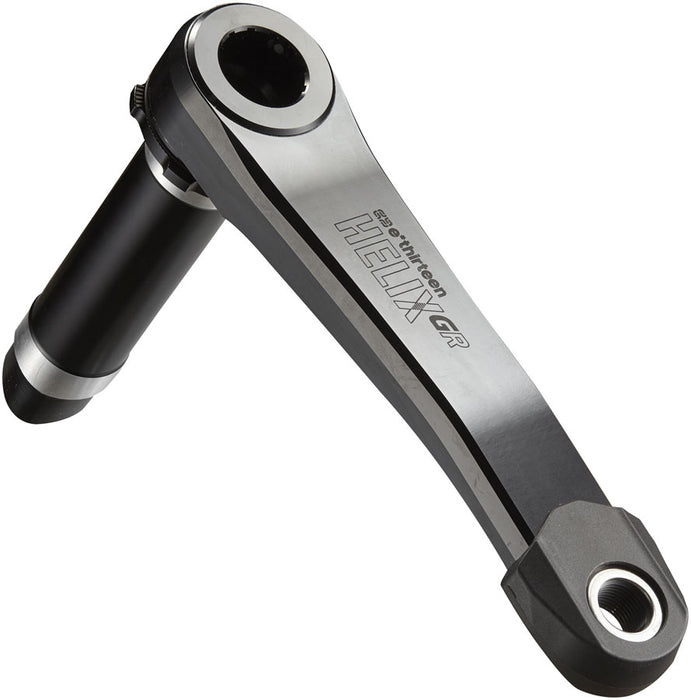 e*thirteen Helix Race GR Crankset - 165mm, 73mm, 30mm Spindle with e*thirteen P3 Connect Interface, Black