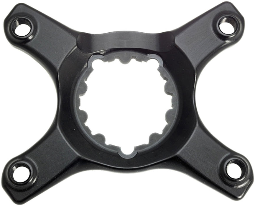 Cane Creek eeWings Chainring Spider - 4-Bolt, 110 and 80 Asymmetric BCD, 3-Bolt Mount Type, Shimano GRX 1x and 2x Systems, Black