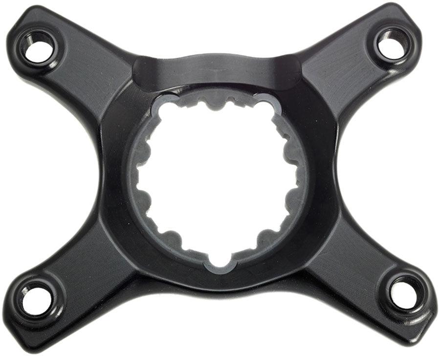 Cane Creek eeWings Chainring Spider - 4-Bolt, 110 and 80 Asymmetric BCD, 3-Bolt Mount Type, Shimano GRX 1x and 2x Systems, Black