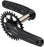 Samox Silver TM-1 Crankset - 160mm, 3-Bolt Direct Mount 30t Chainring, 24mm Chromoly Spindle, Black