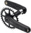 Samox Silver DH-1 Crankset - 155mm, 3-Bolt Direct Mount 34t Chainring, 28.99mm Aluminum Spindle, Black
