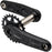 Samox Silver DJ-1 Crankset - 155mm, 3-Bolt Direct Mount 25t Chainring, 24mm Chromoly Spindle, Black