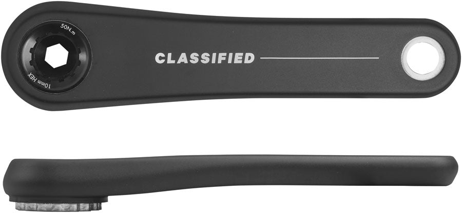 Classified Aero Gravel Crankset - 170mm, 30mm Spindle, Carbon, Black