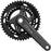 Shimano CUES FC-U6030-2 Crankset - 172.5mm, 9/10-Speed, 46/32t, Asymmetric 110 BCD, Black