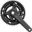 Shimano CUES FC-U6040-2 Crankset - 172.5mm, 9/10-Speed, 46/32t, Asymmetric 110 BCD, Hollowtech II Crankarms, Black