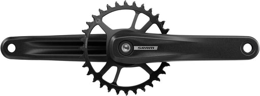 SRAM S100 Eagle Crankset - 175mm, 32t Steel Chainring, Aluminum Crankarms, For Powerspine Bottom Bracket, Black, 52mm Chainline, B1