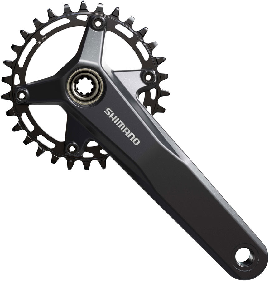 Shimano FC-MT520 Crankset - 170mm, 12-Speed, 30t, 55mm Chainline, Black