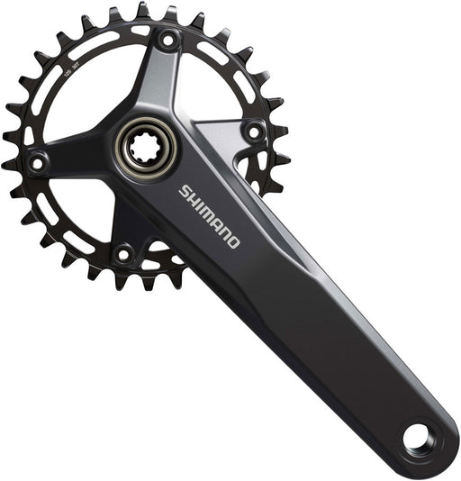 Shimano FC-MT520 Crankset - 165mm, 12-Speed, 30t, 55mm Chainline, Black