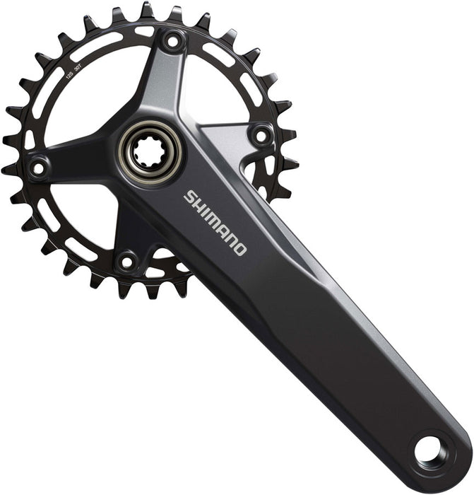 Shimano FC-MT520 Crankset - 165mm, 12-Speed, 30t, 55mm Chainline, Black