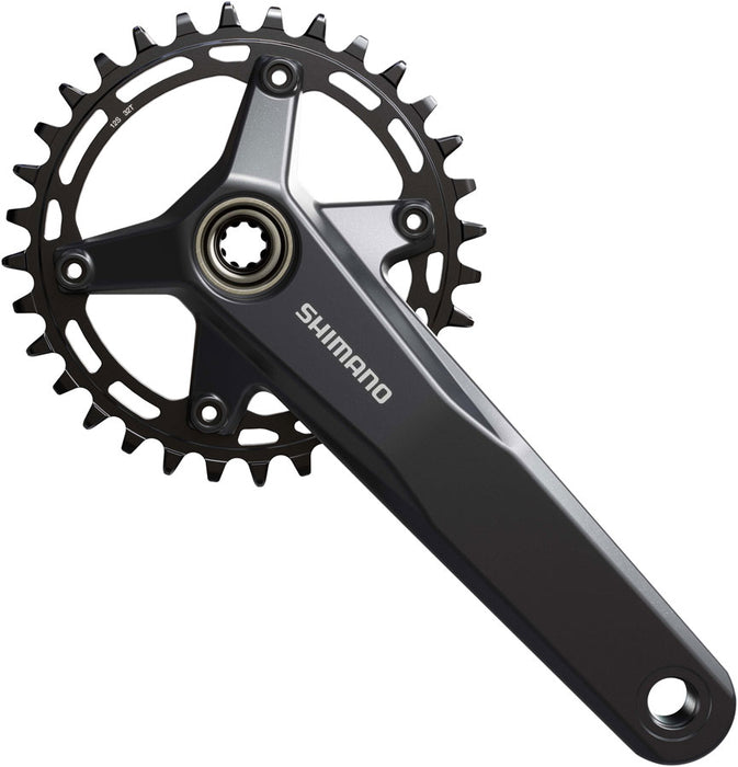 Shimano FC-MT520 Crankset - 175mm, 12-Speed, 32t, 55mm Chainline, Black