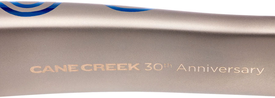 Cane Creek eeWings 30th Anniversary Mountain Titanium Crankset - 165mm, 8-Bolt Direct Mount, 30mm Spindle, Brushed Titanium