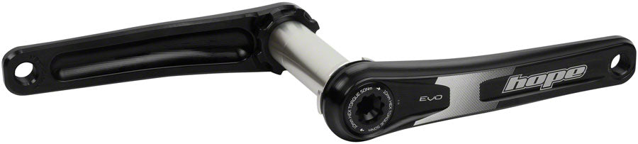 Hope Evo Crankset - 170mm, Direct Mount, 30mm Spindle, For 73mm Super Boost Rear Spacing, Black