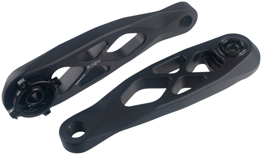 5Dev R-Spec Trail/Enduro Cranks, 165mm, No Spindle, Black