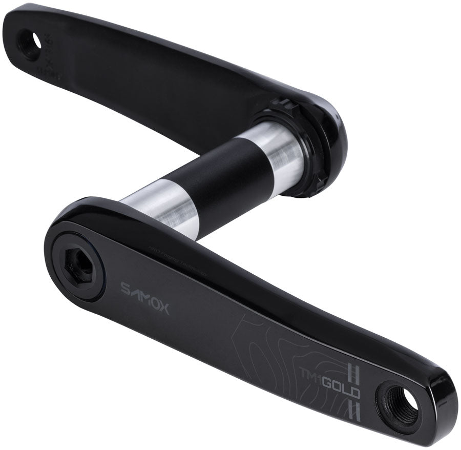 Samox Gold TM-1 Crankset - 160mm, 8-Bolt, Direct Mount, 28.99mm (DUB Type) Spindle, Black
